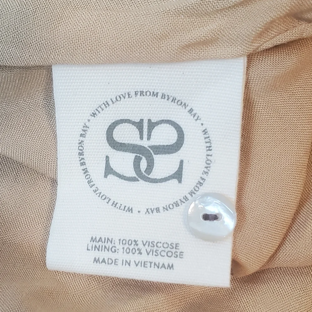 SPELL | Madame Peacock Boho Mini Dress - Coffee - Picture 6 of 7